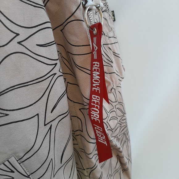 ALPHA INDUSTRIES MA-1 D.I.Y. Mauve Jacket - Picture 6 of 13